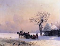 Russian Winter painting